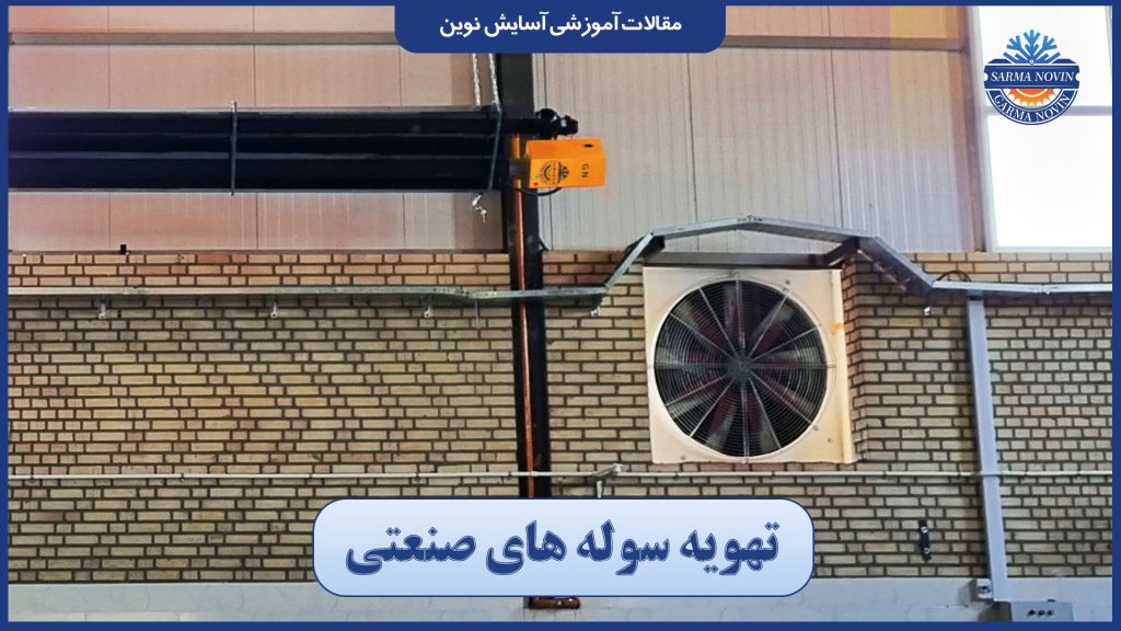 انواع سیستم سرمایش سوله 5 تهویه سوله های صنعتی