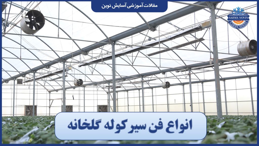 انواع فن‌ سیرکوله گلخانه