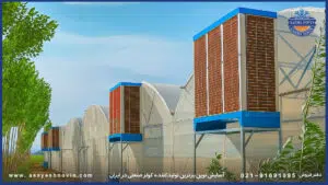 کولر صنعتی BLDC فوق کم‌مصرف مناسب کارخانه و سوله با عملکرد بهینه