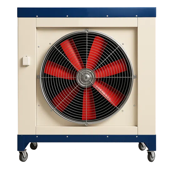 کولر صنعتی آکسیال سرمانوین مناسب کارخانه و سوله با مصرف بهینه انرژی